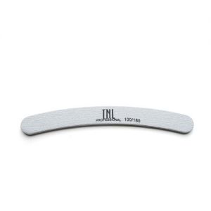 Пилка для ногтей бумеранг 100/100 хит продаж серая в индивидуальной упаковке