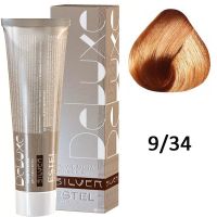 Крем-краска для седых волос SILVER DE LUXE 9/34 блондин золотисто-медный 60мл