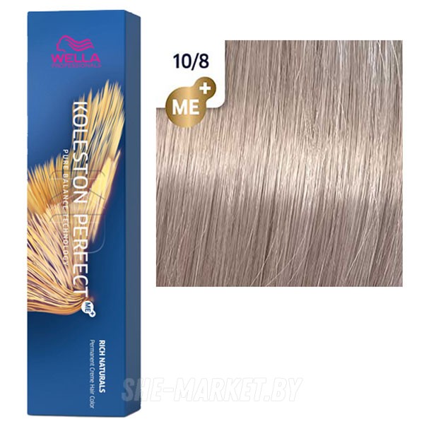 Стойкая крем-краска Koleston Perfect ME+ 10/8 Bright pearl blonde Насыщенные натуральные 60мл