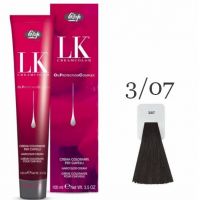 Краска для волос LK OPC Oil Protection Complex 3/07 темно-каштановый натуральный бежевый, 100мл