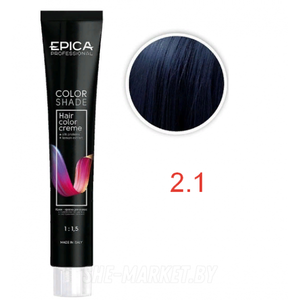 Крем-краска COLORSHADE 2.1 иссиня-черный, 100мл