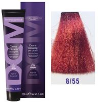 Крем-краска DCM Hair Color Cream HOP Complex 8/55 100мл