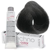 Краска для волос перманентная Techno Fruit Color 1/0 черный натуральный, 100мл Краска для волос перманентная Techno Fruit Color 1/0 черный натуральный, 100мл