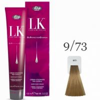 Краска для волос LK OPC Oil Protection Complex 9/73 блондин бежево-золотистый, 100мл