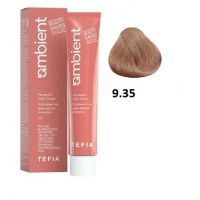 Перманентная крем-краска для волос AMBIENT тон 9.35, 60мл