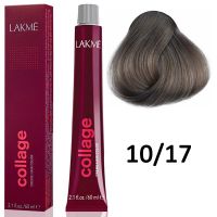 Краска для волос Collage creme hair color ТОН - 10/17, 60мл