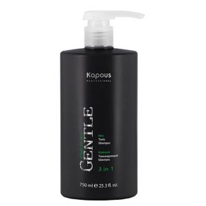 Мужской тонизирующий шампунь 3 в 1 Gentlemen, 750 мл