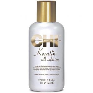 Восстанавливающая сыворотка для волос Кератиновое восстановление Keratin Silk Infusion, 59мл Восстанавливающая сыворотка для волос Кератиновое восстановление Keratin Silk Infusion, 59мл