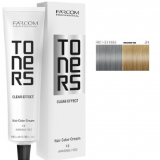 Безаммиачная тонирующая крем-краска для волос TONERS Anti-Orange, 100мл