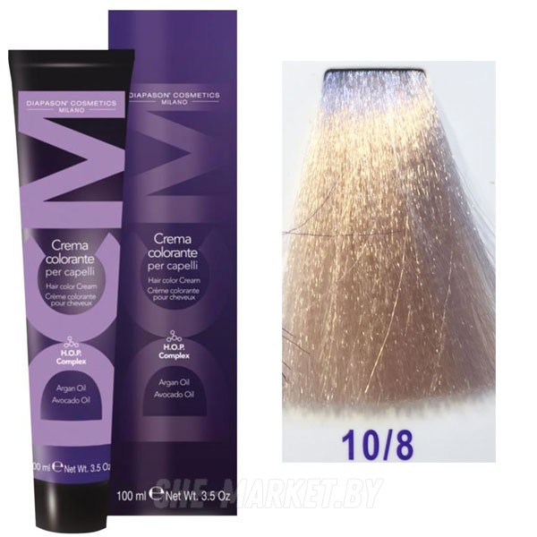 Крем-краска DCM Hair Color Cream HOP Complex 10/8 100мл