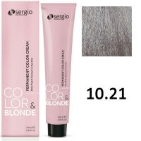 Крем-краска для волос Color Blonde ТОН - 10.21 очень светлый блондин жемчужный, 100мл