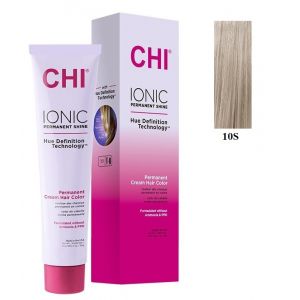 Безаммиачная крем-краска для волос Ionic Permanent Shine Hair Color 10S, 85гр