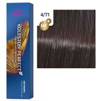 Стойкая крем-краска Koleston Perfect ME+ 4/71 Tiramisu Глубокие коричневые 60мл