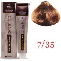 Крем краска для волос Colorianne Prestige ТОН - 7/35 Коричневый блонд, 100мл Крем краска для волос Colorianne Prestige ТОН - 7/35 Коричневый блонд, 100мл