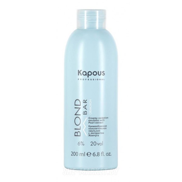 Кремообразная окислительная эмульсия Blond Cremoxon с экстрактом Жемчуга Blond Bar 6%, 200мл