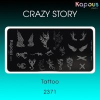 Пластина для стемпинга Crazy story, Tatoo Пластина для стемпинга Crazy story, Tatoo