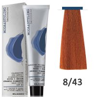 Краска для волос перманентная Moda Styling ТОН 8/43 golden copper light blonde /светлый блонд медн