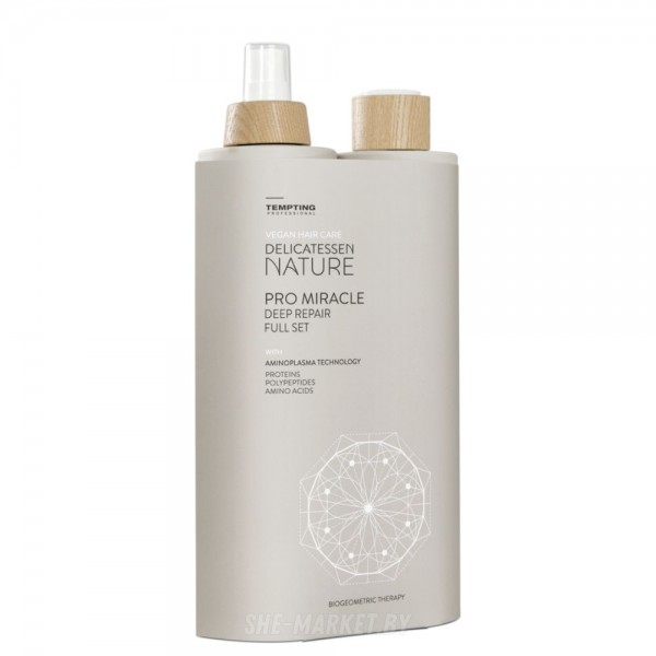 Восстанавливающий комплекс для волос Двухэтапный Pro Miracle Deep Repair 1+2, 500мл + 500мл