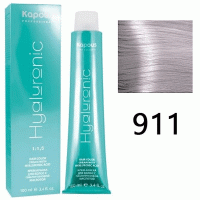 Крем-краска для волос Hyaluronic acid  911 Осветляющий серебристый пепельный, 100 мл