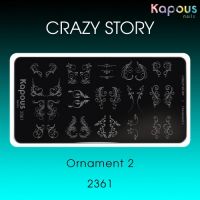 Пластина для стемпинга Crazy story, Ornament 2 Пластина для стемпинга Crazy story, Ornament 2