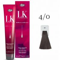 Краска для волос LK OPC Oil Protection Complex 4/0 каштановый, 100мл