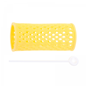 Бигуди пластиковые желтые d 32мм, 12шт/уп