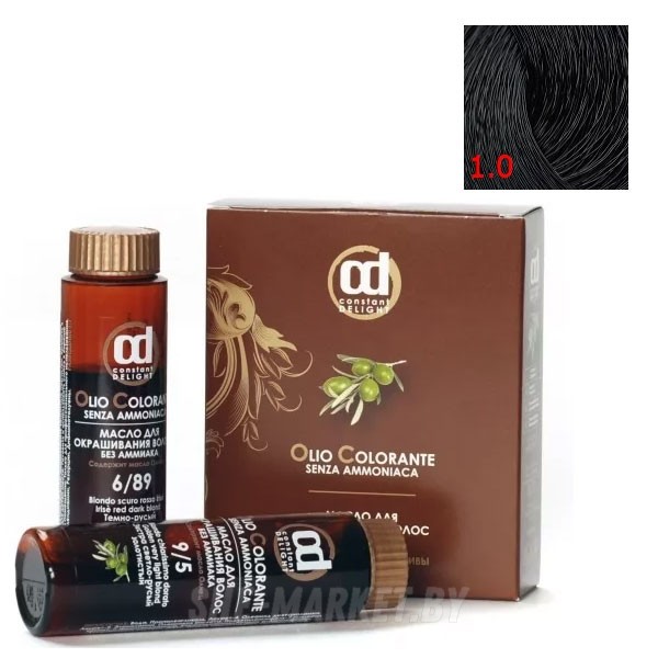 Масло для окрашивания волос Olio Colorante 1.0, 50мл
