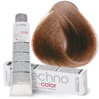 Краска для волос перманентная Techno Fruit Color 6/43 темный блонд медно-золотистый, 100мл Краска для волос перманентная Techno Fruit Color 6/43 темный блонд медно-золотистый, 100мл