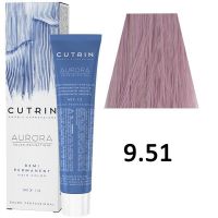 Безаммиачный краситель для волос AURORA 9.51 Demi Permanent Hair Color, 60мл