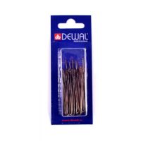 Шпильки коричневые, прямые 45 мм, 60 шт/уп, на блистере