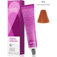 Стойкая крем-краска LondaColor 8/4 светлый блонд медный 60мл Стойкая крем-краска LondaColor 8/4 светлый блонд медный 60мл