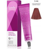 Стойкая крем-краска LondaColor 5/46 светлый шатен медно-фиолетовый 60мл Стойкая крем-краска LondaColor 5/46 светлый шатен медно-фиолетовый 60мл