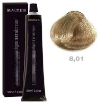 Крем-краска для волос Oligomineral Cream 8.01 светлый блондин пепельный 100мл