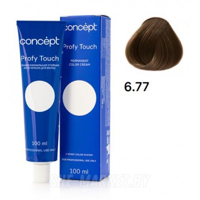 Стойкая крем-краска д/волос Profy Touch 6.77, 100 мл.