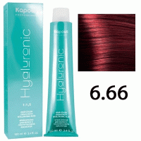 Крем-краска для волос Hyaluronic acid 6.66 Темный блондин красный интенсивный, 100 мл Крем-краска для волос Hyaluronic acid 6.66 Темный блондин красный интенсивный, 100 мл