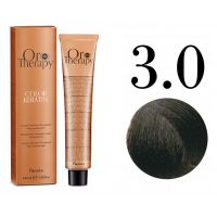 Безаммиачная крем-краска для волос ORO Therapy Color Keratin 3.0, темно-коричневый 100мл