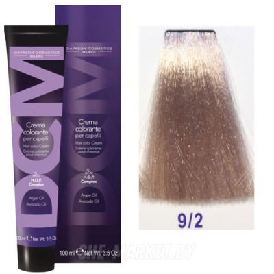 Крем-краска DCM Hair Color Cream HOP Complex 9/2 100мл
