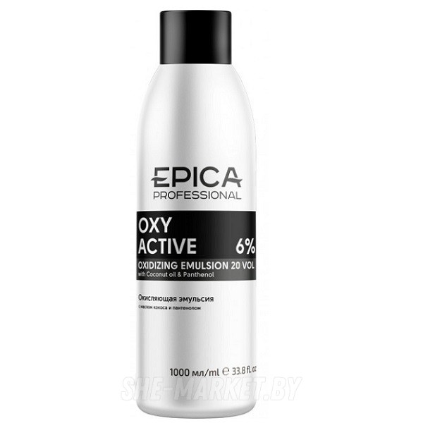 Кремообразная окисляющая эмульсия Oxy Active 6 % (20 vol), 1л