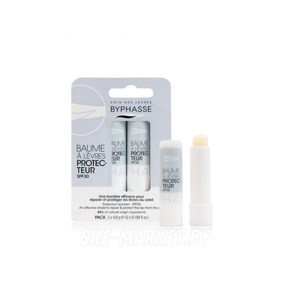 Защитный бальзам для губ SPF30, 2Х4,8гр