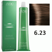 Крем-краска для волос Studio Professional Coloring 6.23 темный бежево-перламутровый блонд, 100мл