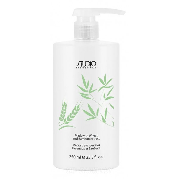 Питательная восстанавливающая маска для волос с экстрактом пшеницы и бамбука, 750мл