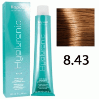 Крем-краска для волос Hyaluronic acid  8.43 Светлый блондин медный золотистый, 100 мл
