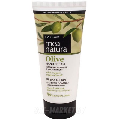 Питательный и восстанавливающий крем с оливковым маслом для сухой и потрескавшейся кожи рук, 100мл.