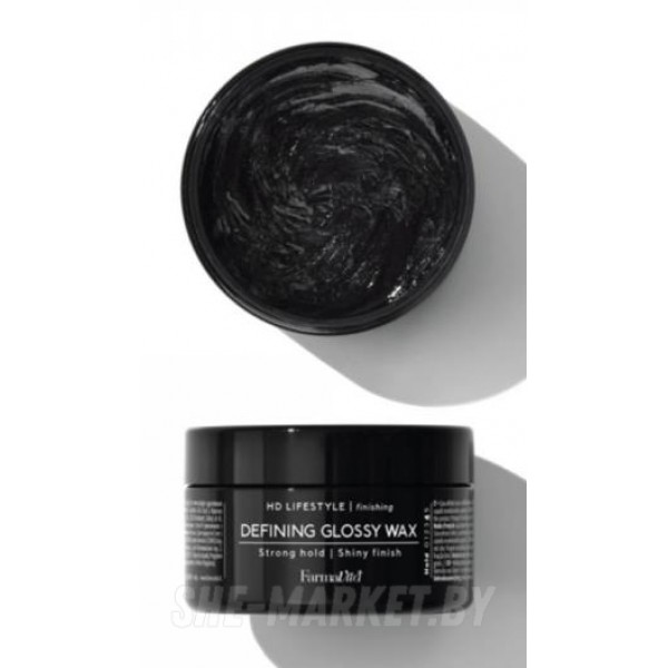 Глянцевый воск для волос сильной фиксации HD Life Style Glossy Wax, 100мл