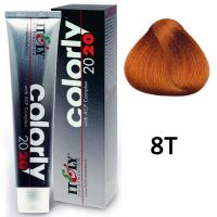 Краска для волос Сolorly 2020 ТОН 8T Светлый блонд (золотисто-каштановая гамма), 60мл