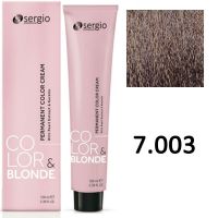 Крем-краска для волос Color Blonde ТОН - 7.003 средне-русый натуральный карамельный, 100мл