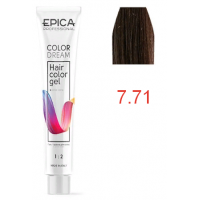 Гель-краска COLORDREAM 7.71 русый шоколадно-пепельный, 100мл