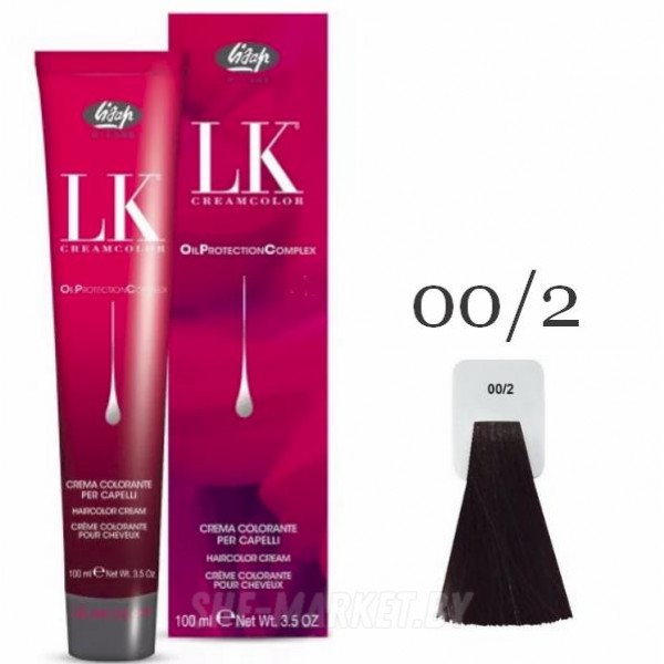 Краска для волос LK OPC Oil Protection Complex 00/2 микстон пепельный, 100мл