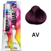Кремообразный краситель для волос Aquar ly AV Акцентирующий фиолетовый, 60мл