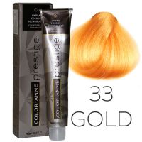 Крем краска для волос Colorianne Prestige ТОН -33 Интенсификатор цвета (Золотистый), 100мл Крем краска для волос Colorianne Prestige ТОН -33 Интенсификатор цвета (Золотистый), 100мл